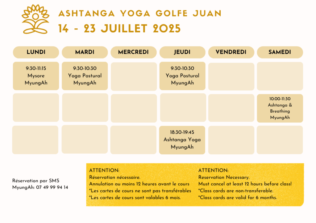 2025_Golfe Juan Planning 14-23 juillet