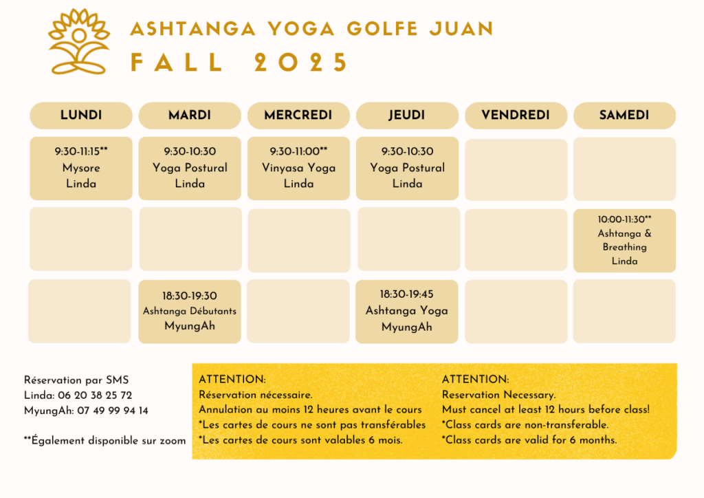 2025_Golfe Juan Planning Rentrée